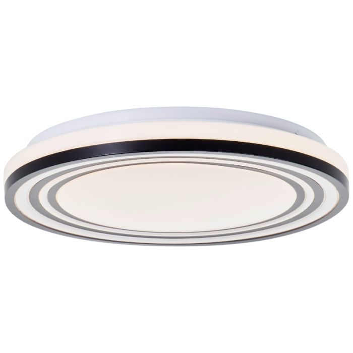 Lámpara de techo negra moderna, Merlijn, 24W, 3000K LED