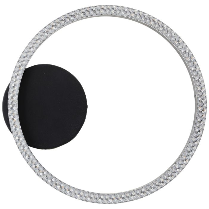 Lámpara de techo negra diseño, Maladon, 14W, 3000K LED