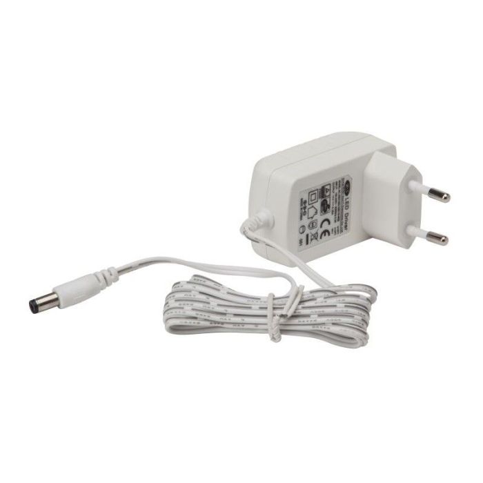 Flexo blanco de plástico, Mariama, 3,3W, 3000K LED, con interruptor