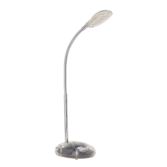 Flexo transparente de plástico, Marenthe, 2W, 6000K LED, con interruptor