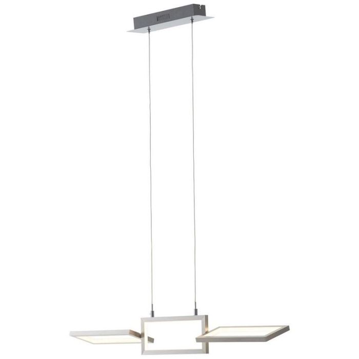 Lámpara colgante plateada moderna, Sara, 30W, 3000K LED