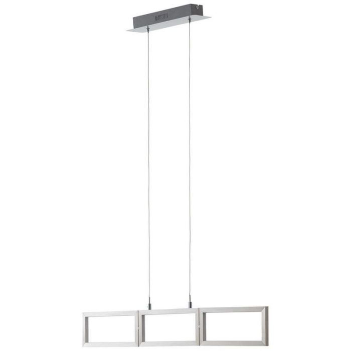 Lámpara colgante plateada moderna, Sara, 30W, 3000K LED