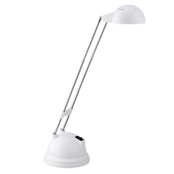 Flexo blanco moderno, Louna, 6W, 2700K LED, con interruptor