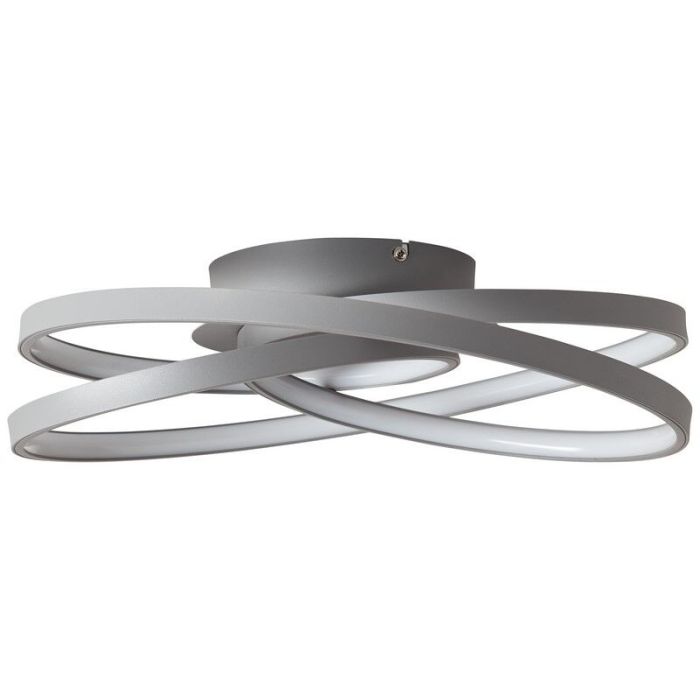 Lámpara de techo gris diseño, Milou, 40W, 3000K LED