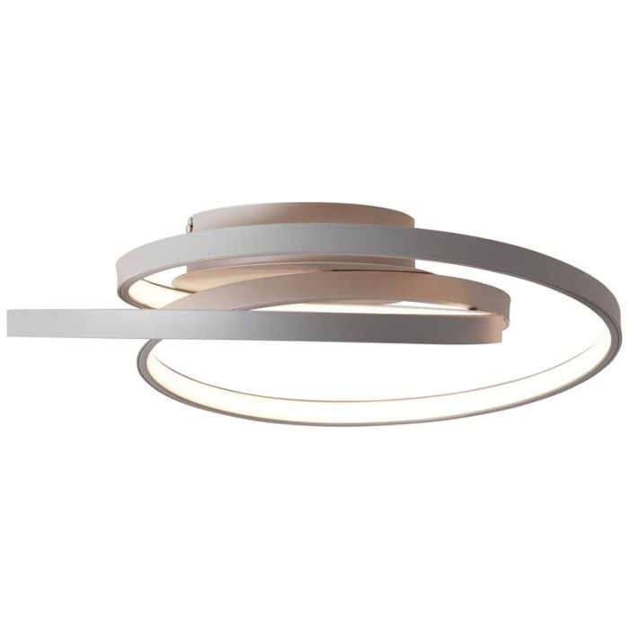 Lámpara de techo gris diseño, Milou, 40W, 3000K LED