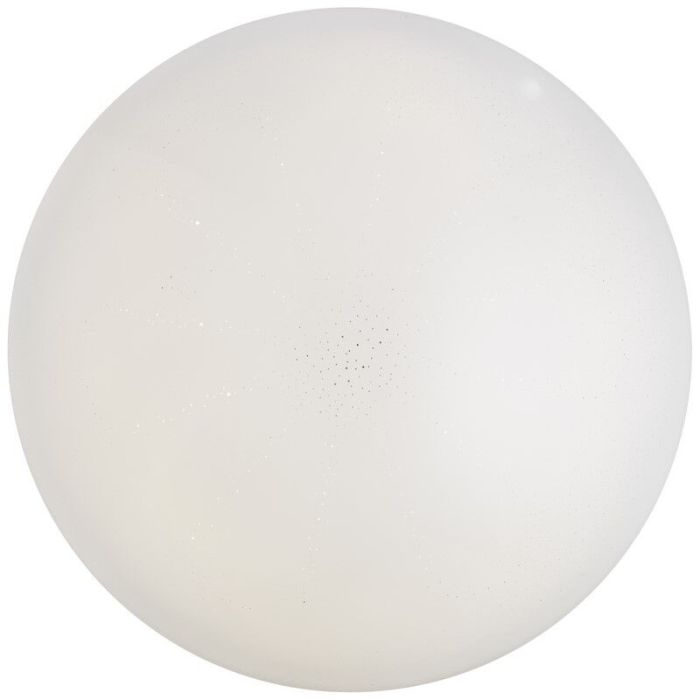 Lámpara de techo blanca diseño, Djalissa, 60W, ajustable entre luz blanco cálido y frío LED, con mando a distancia