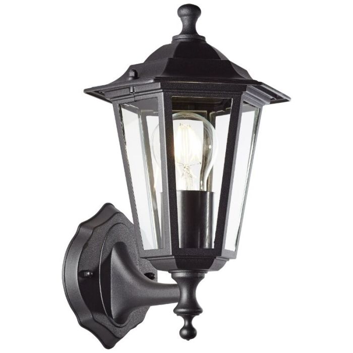 Lámpara exterior negra antigua, Radha, IP44