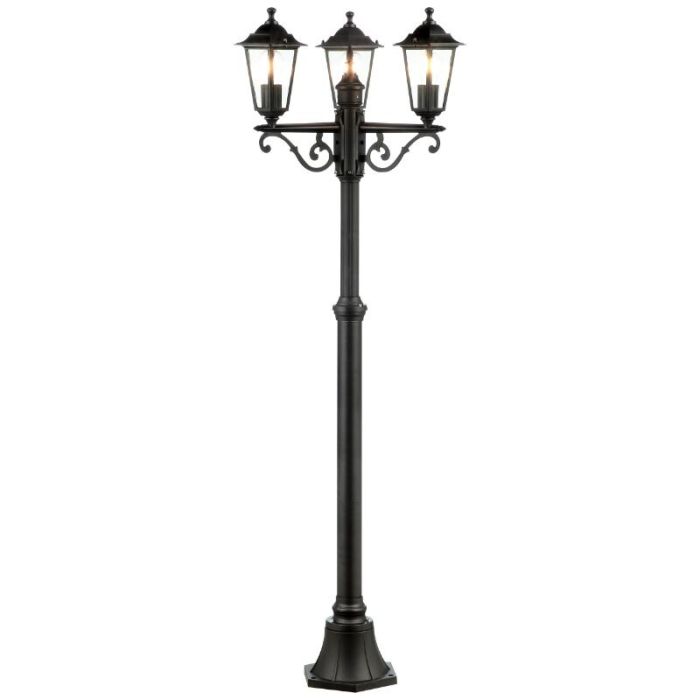 Lámpara exterior negra antigua, Radha, IP44