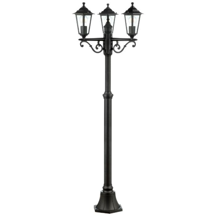 Lámpara exterior negra antigua, Radha, IP44