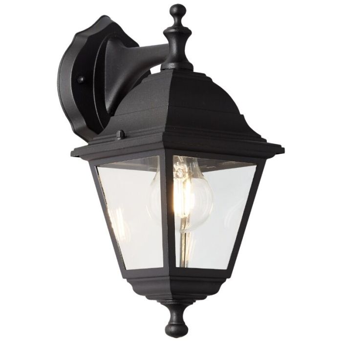 Lámpara exterior negra antigua, Kalle, IP44