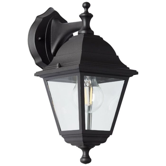 Lámpara exterior negra antigua, Kalle, IP44
