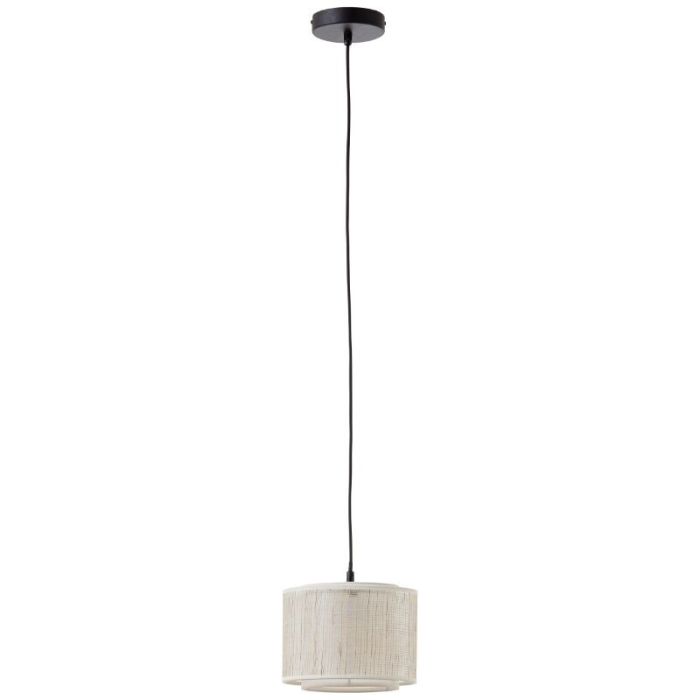 Lámpara colgante beige rústica, Gerbert