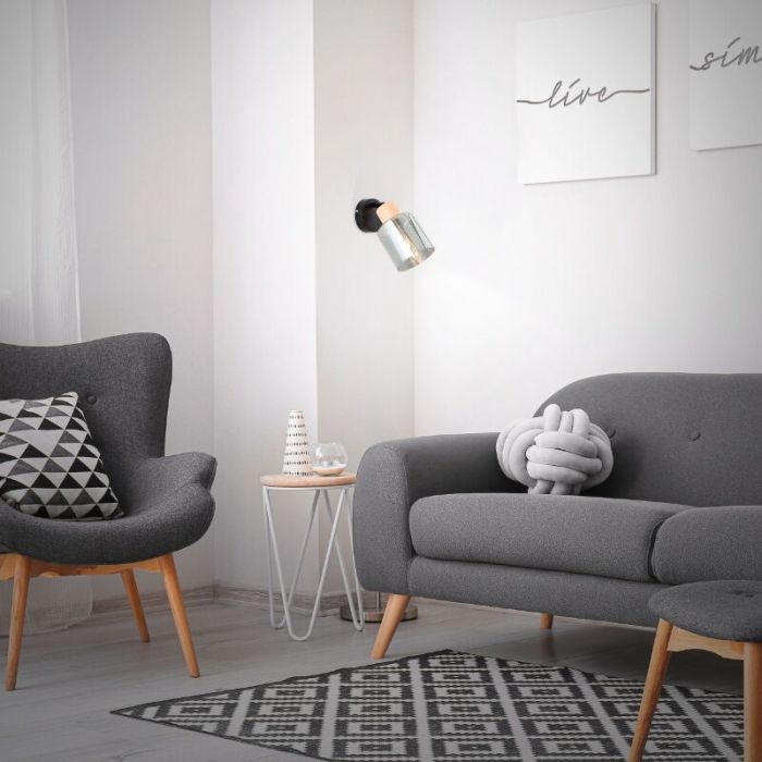 Aplique gris moderno, Serkan