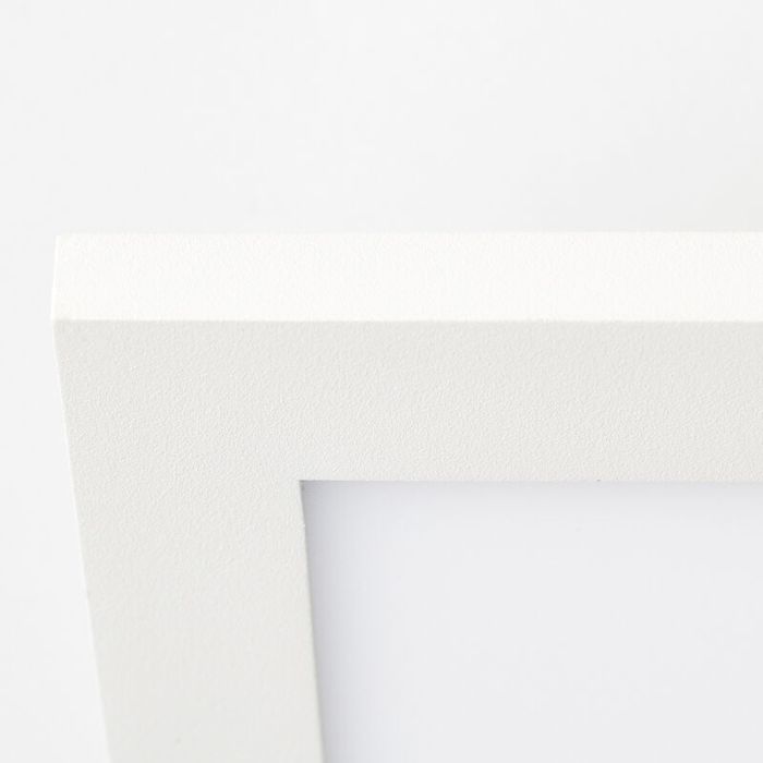 Lámpara de techo panel LED blanca moderna, Bojan, 18W, 4000K LED