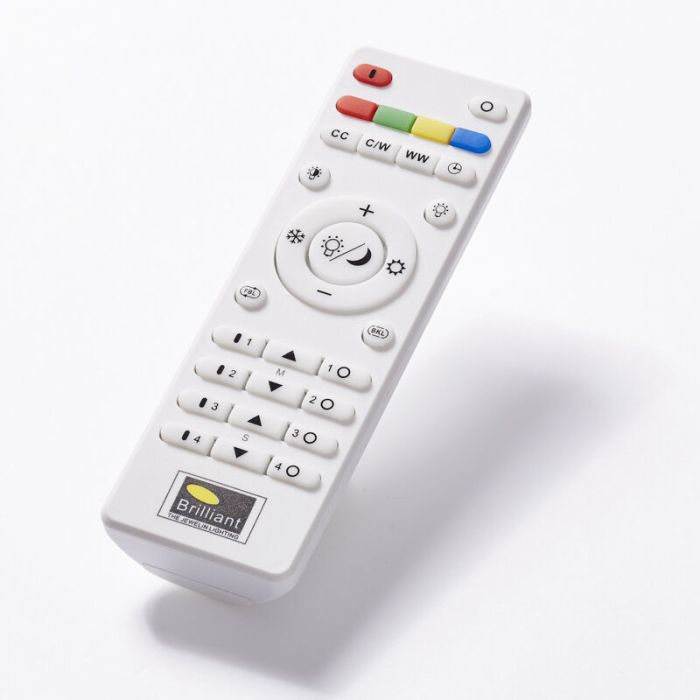Plafón de techo blanco moderno, Guled, 24W, color de luz ajustable LED, con mando a distancia