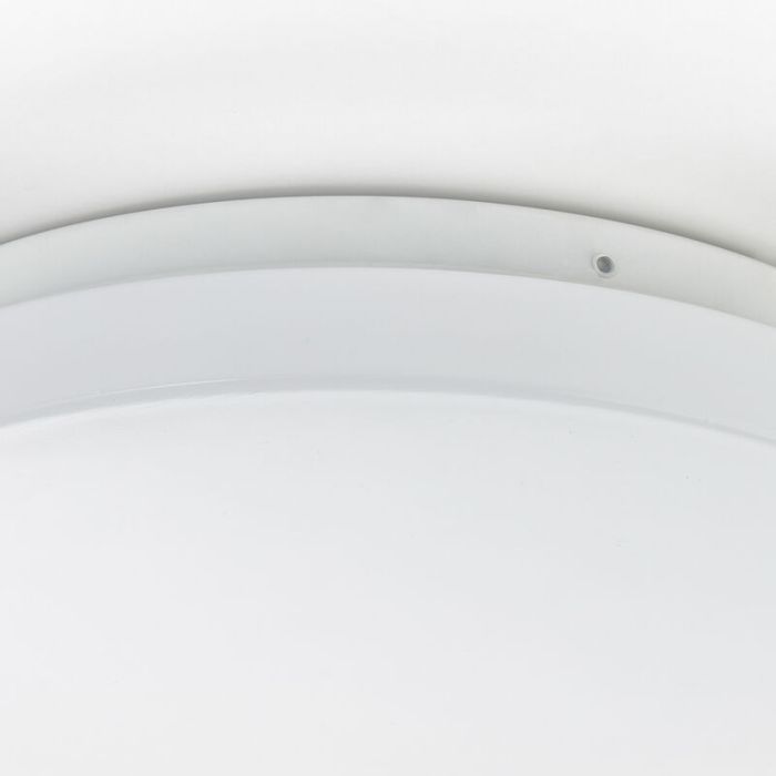 Plafón de techo blanco de plástico, Julie, 12W, 3000K LED