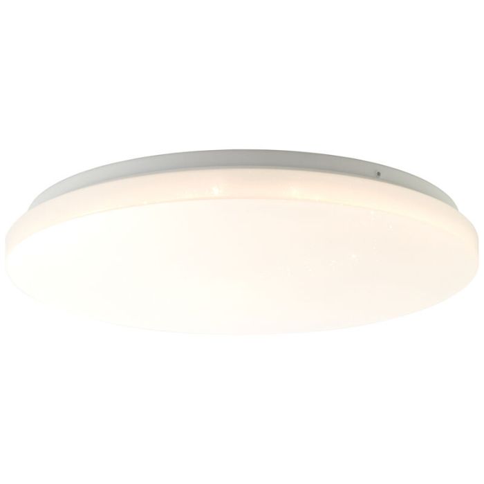 Plafón de techo blanco de plástico, Julie, 24W, 3000K LED
