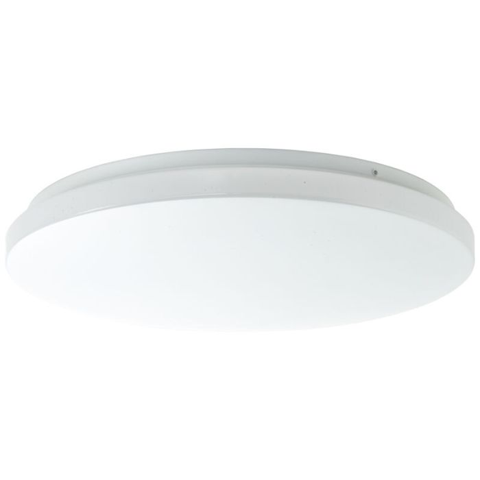 Plafón de techo blanco de plástico, Julie, 24W, 3000K LED