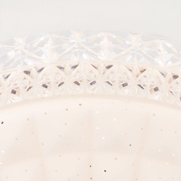 Plafón de techo cromado diseño, Jenine, 12W, 3000K LED