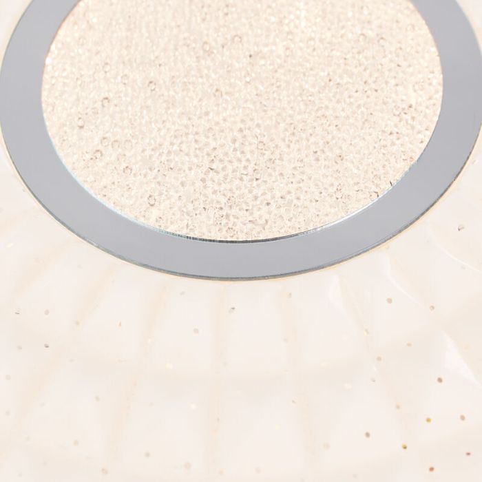 Plafón de techo cromado diseño, Jenine, 12W, 3000K LED