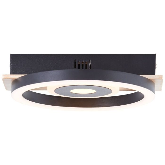 Plafón de techo marrón diseño, Konrad, 9W, 3000K LED