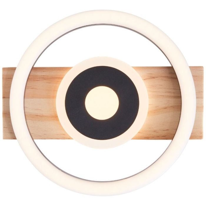 Plafón de techo marrón diseño, Konrad, 9W, 3000K LED
