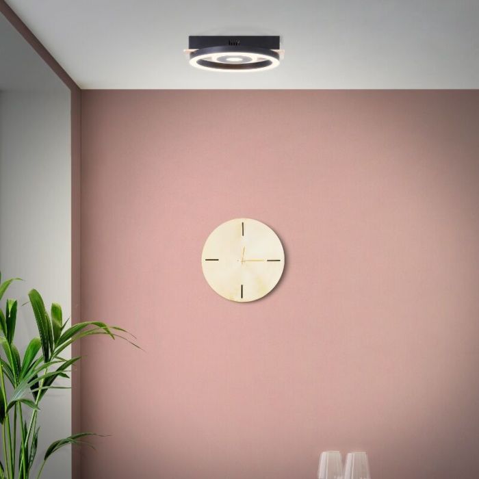 Plafón de techo marrón diseño, Konrad, 9W, 3000K LED