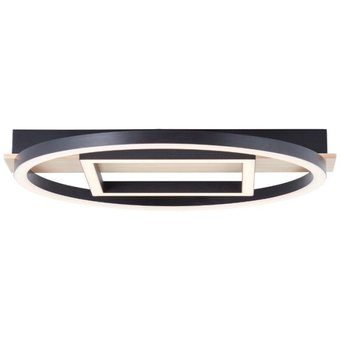 Plafón de techo marrón diseño, Konrad, 20W, 3000K LED