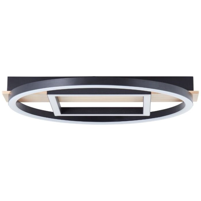 Plafón de techo marrón diseño, Konrad, 20W, 3000K LED