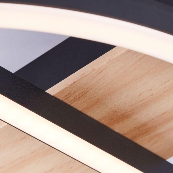 Plafón de techo marrón diseño, Konrad, 20W, 3000K LED