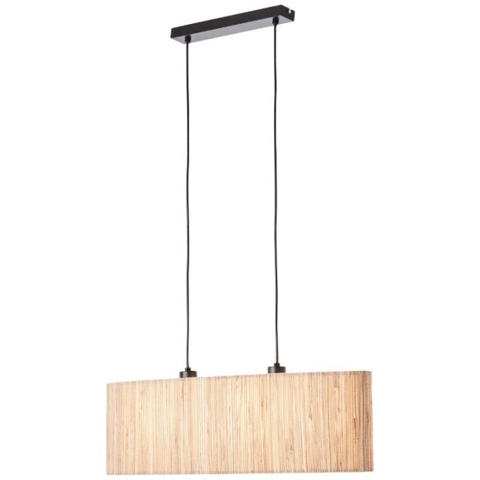 Lámpara colgante beige rústica, Wenda