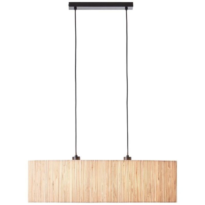 Lámpara colgante beige rústica, Wenda