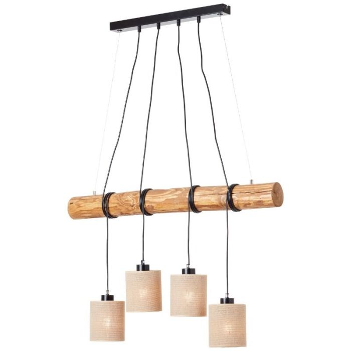 Lámpara colgante de madera marrón, Veronique
