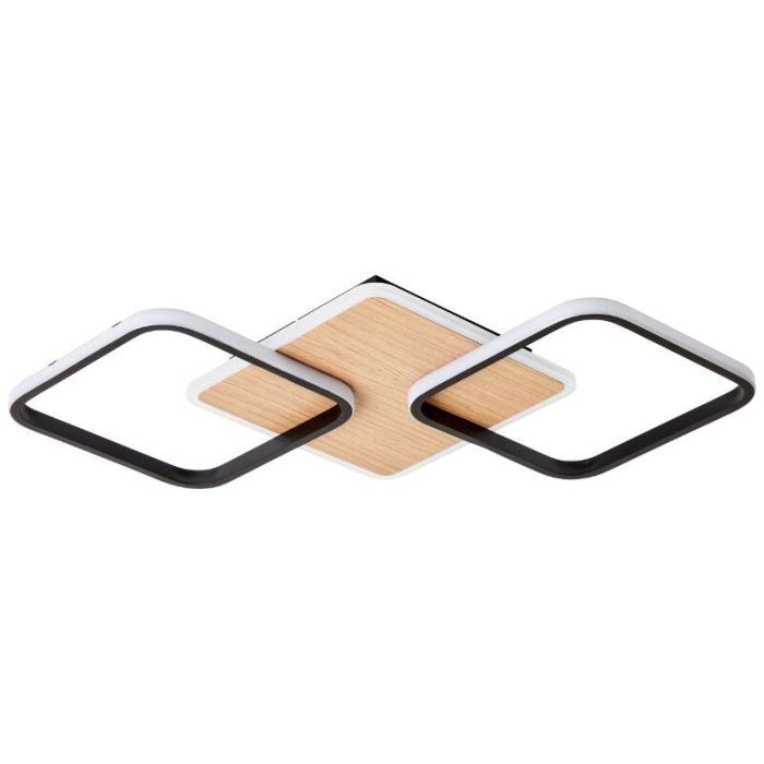 Plafón de techo marrón moderno, Rawan, 40W, 3000K LED