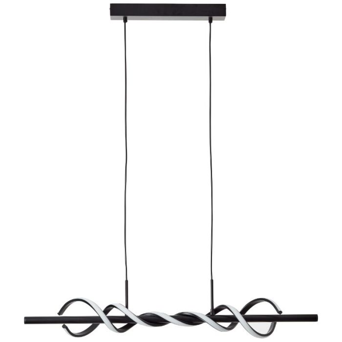Lámpara colgante negra moderna, Quang, 20W, 3000K LED