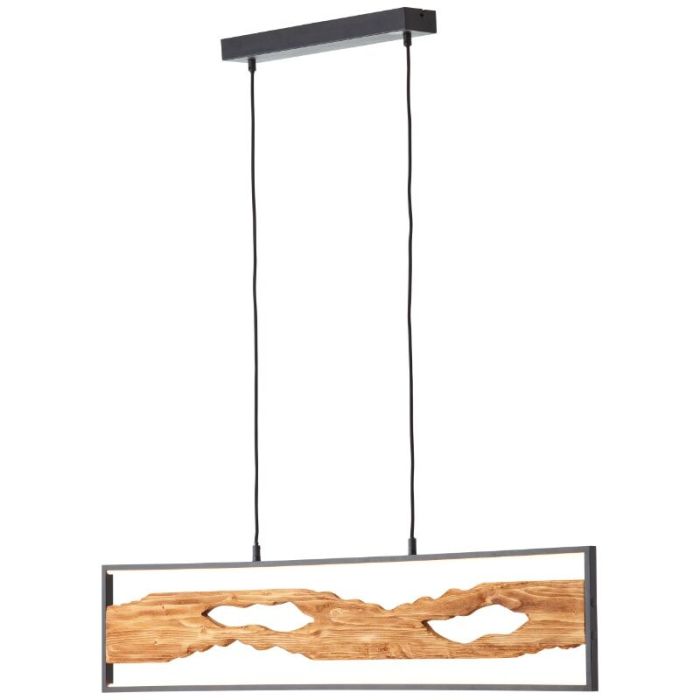 Lámpara colgante marrón rústica, Raynor, 20W, 3000K LED
