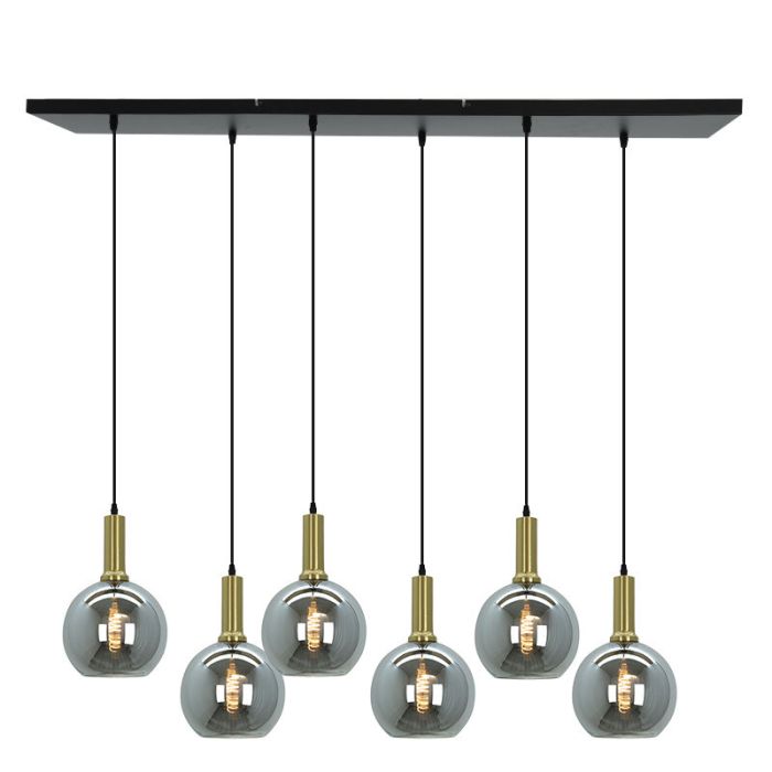 Lámpara colgante gris diseño, Giada