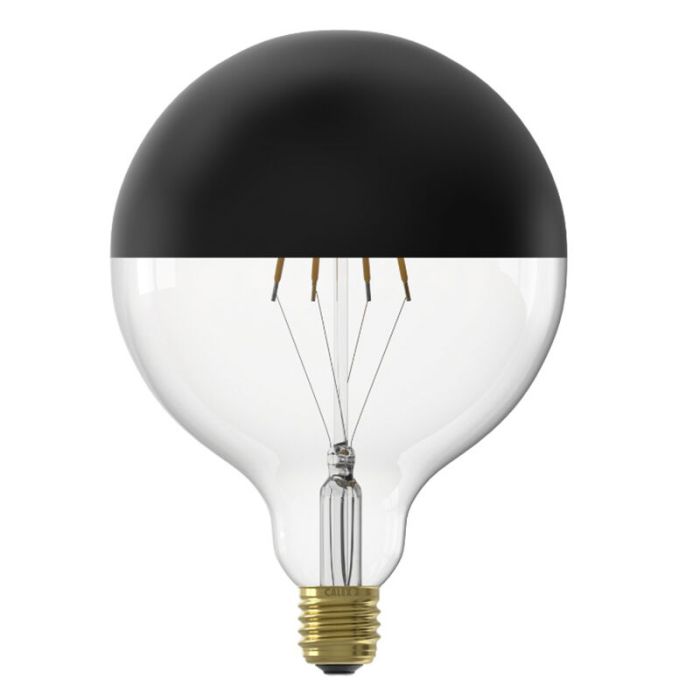 Calex bombilla LED espejo E27 regulable negro, 4W, 1800K