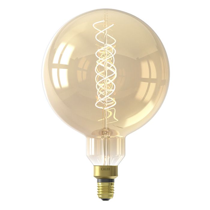Calex bombilla LED filamento E27 regulable ámbar, 3W, 2200K