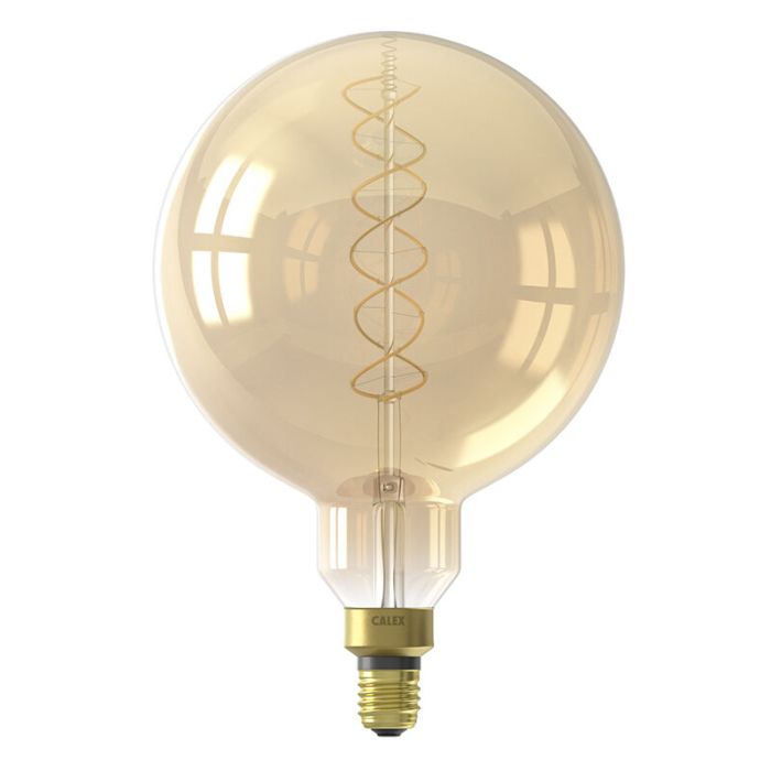 Calex bombilla LED filamento E27 regulable ámbar, 3W, 2200K