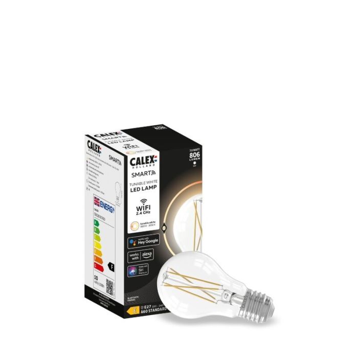 Calex bombilla inteligente LED E27 7W, color de luz ajustable
