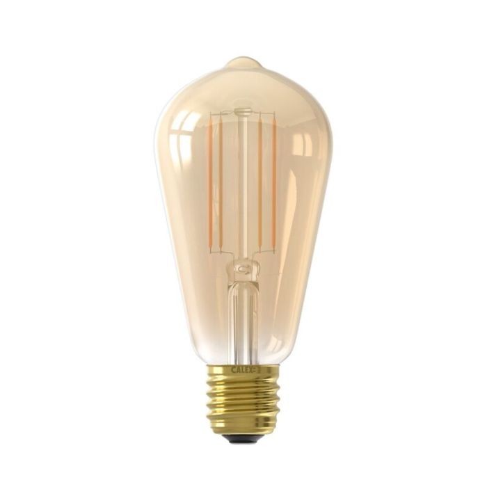 Calex bombilla inteligente LED E27 ámbar, 7W, 1800-3000K