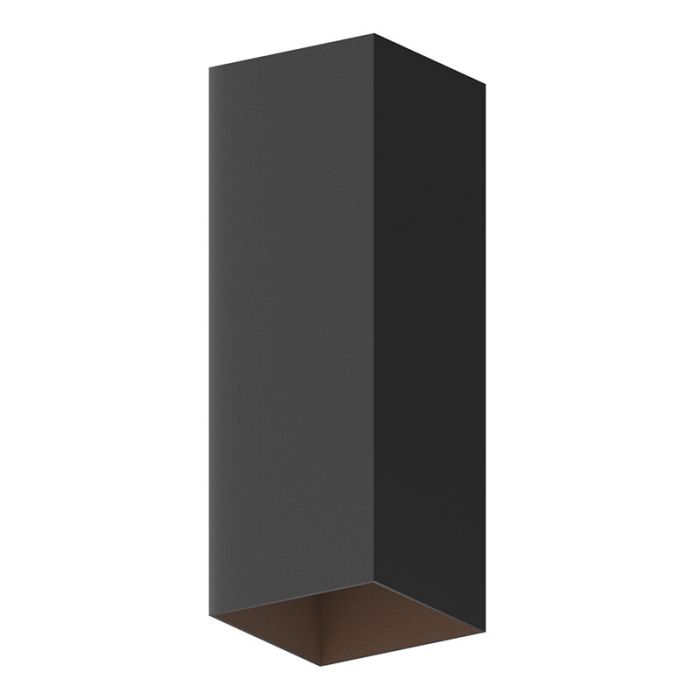 Aplique up down de aluminio negro, Dion, 8W, 3000K LED, IP54