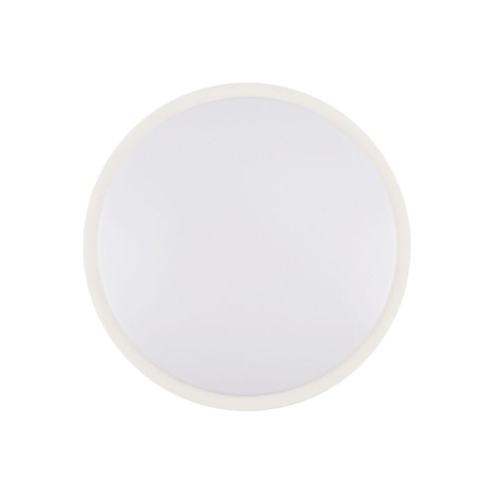 Plafón de techo blanco de plástico, Kos, 16W, 3000K LED