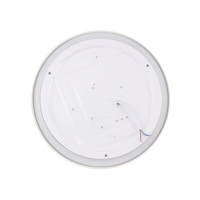 Plafón de techo blanco de plástico, Kos, 16W, 3000K LED