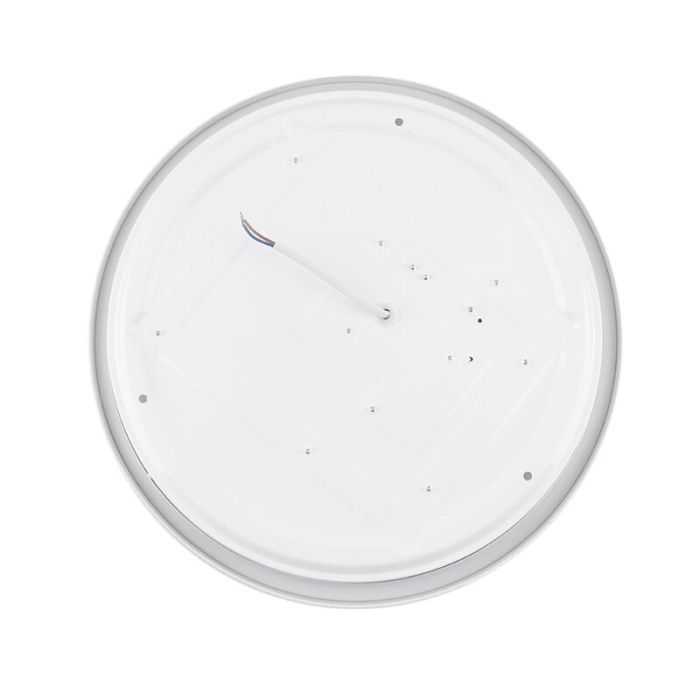 Plafón de techo blanco de plástico, Kos, 22W, 3000K LED