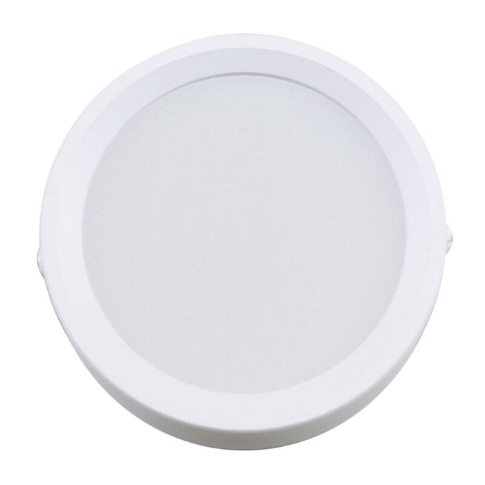 Lámpara de techo blanca de aluminio, Aletta, 15W, 3000K LED