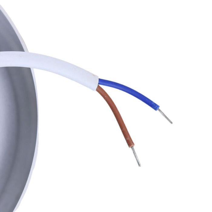 Lámpara de techo blanca de aluminio, Aletta, 15W, 3000K LED