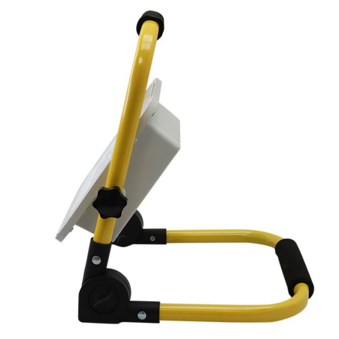 Luz de trabajo recargable amarilla de aluminio, Hilmi, 60W, 6500K LED, IP44, con interruptor