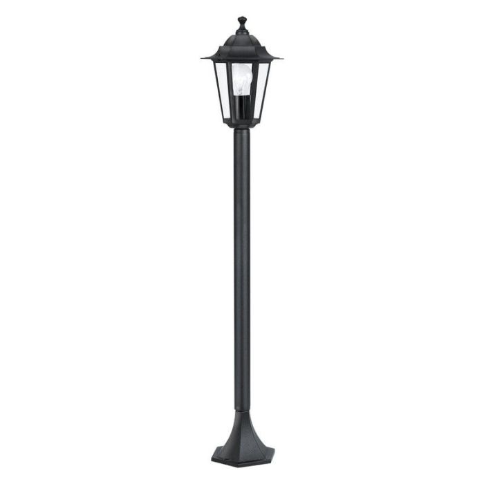 Lámpara exterior negra de aluminio, Alieke, IP44